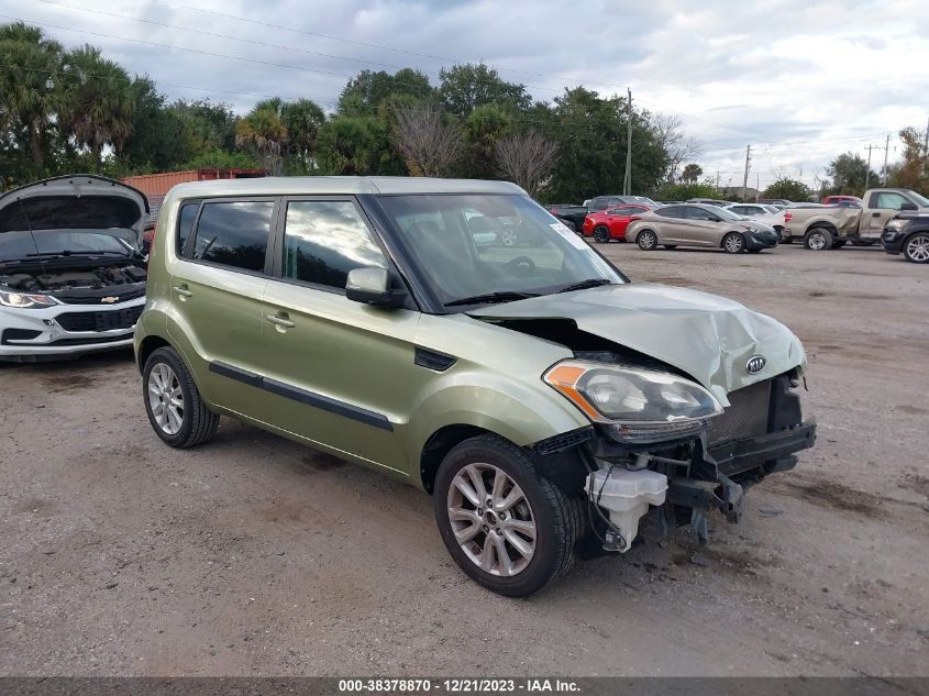 2012 Kia Soul + VIN: KNDJT2A61C7362652 Lot: 38378870