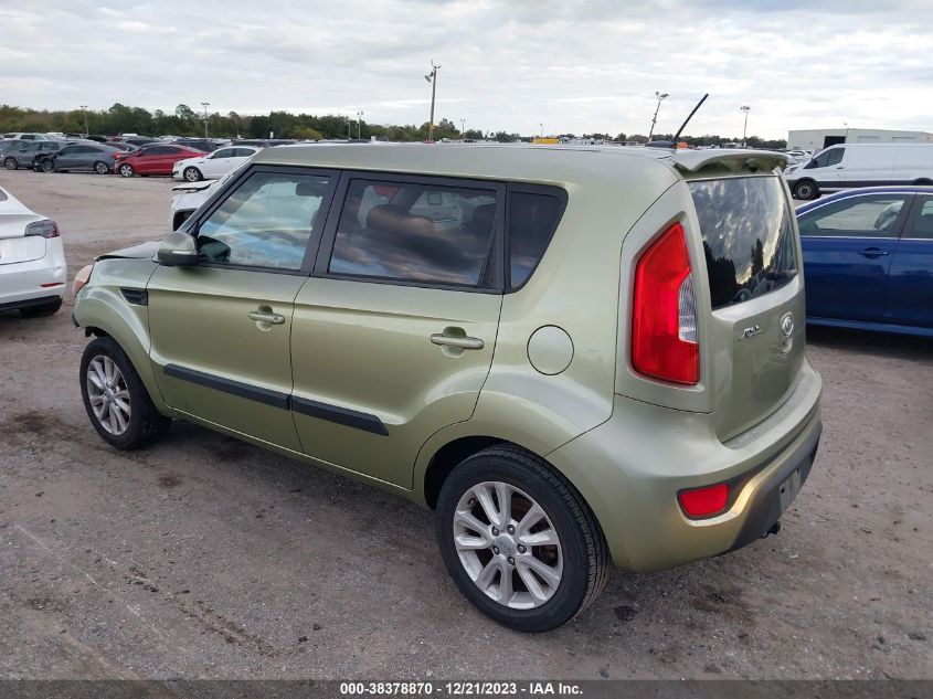 2012 Kia Soul + VIN: KNDJT2A61C7362652 Lot: 38378870