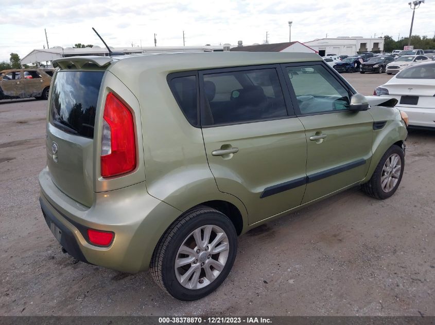 2012 Kia Soul + VIN: KNDJT2A61C7362652 Lot: 38378870