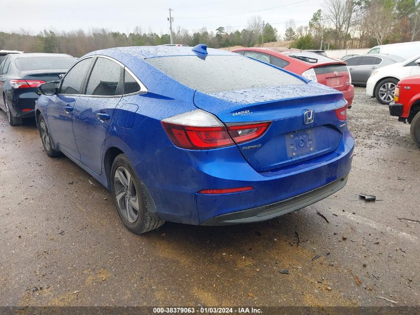 19XZE4F5XKE030992 2019 Honda Insight Ex