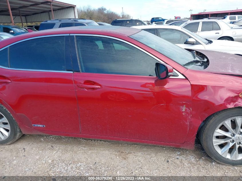 2013 Lexus Es 300H VIN: JTHBW1GG3D2013494 Lot: 38379290