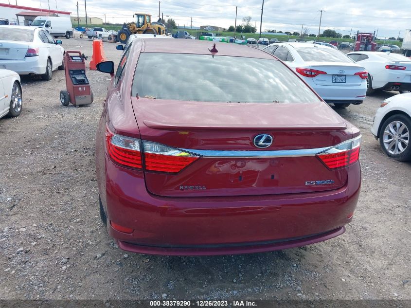 2013 Lexus Es 300H VIN: JTHBW1GG3D2013494 Lot: 38379290