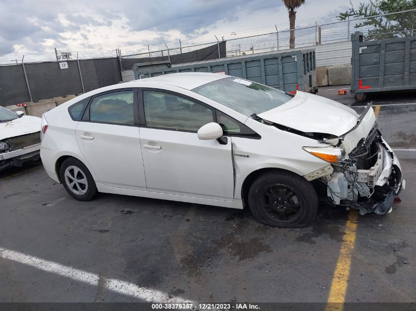 2014 Toyota Prius VIN: JTDKN3DU0E1755501 Lot: 38379357