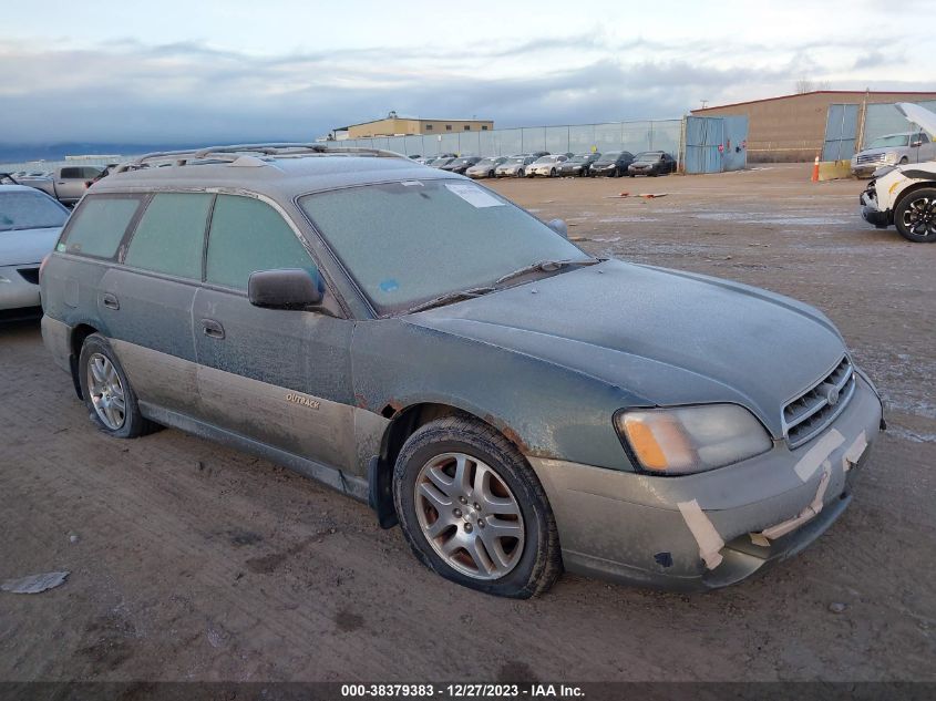 2002 Subaru Legacy Outback W/All Weather Pkg VIN: 4S3BH675X27646565 Lot: 38379383