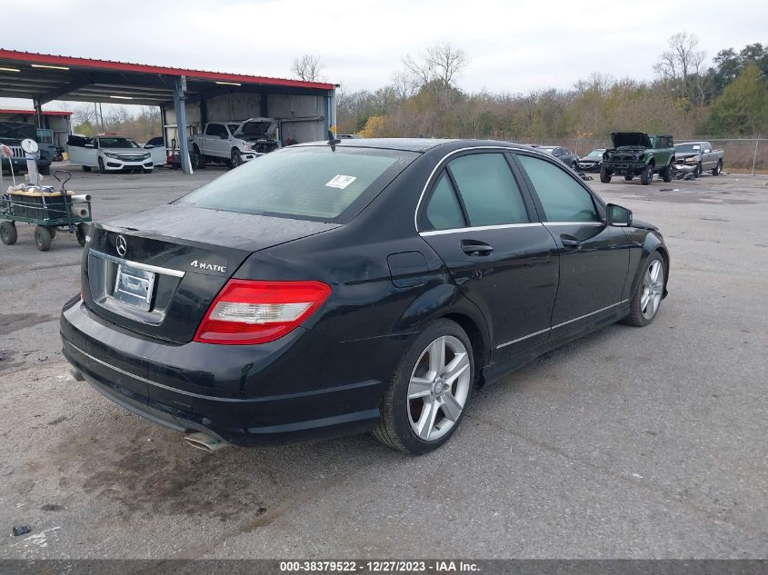 2011 Mercedes-Benz C 300 Luxury 4Matic/Sport 4Matic VIN: WDDGF8BBXBA495451 Lot: 38379522