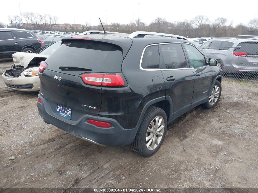 2014 Jeep Cherokee Limited VIN: 1C4PJLDB4EW148374 Lot: 38380264