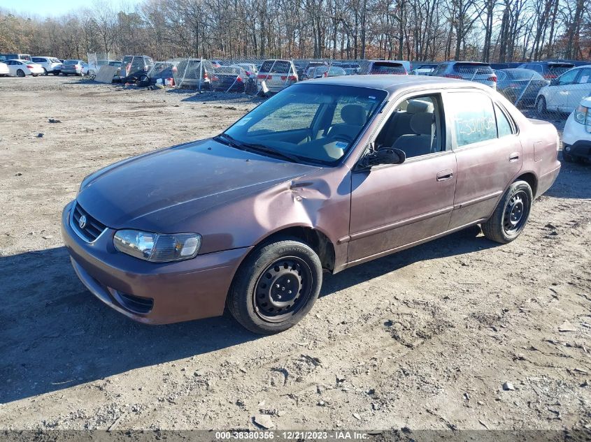 2001 Toyota Corolla Le VIN: 2T1BR12E01C492758 Lot: 38380356