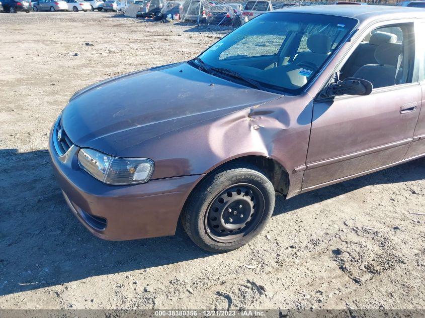 2001 Toyota Corolla Le VIN: 2T1BR12E01C492758 Lot: 38380356