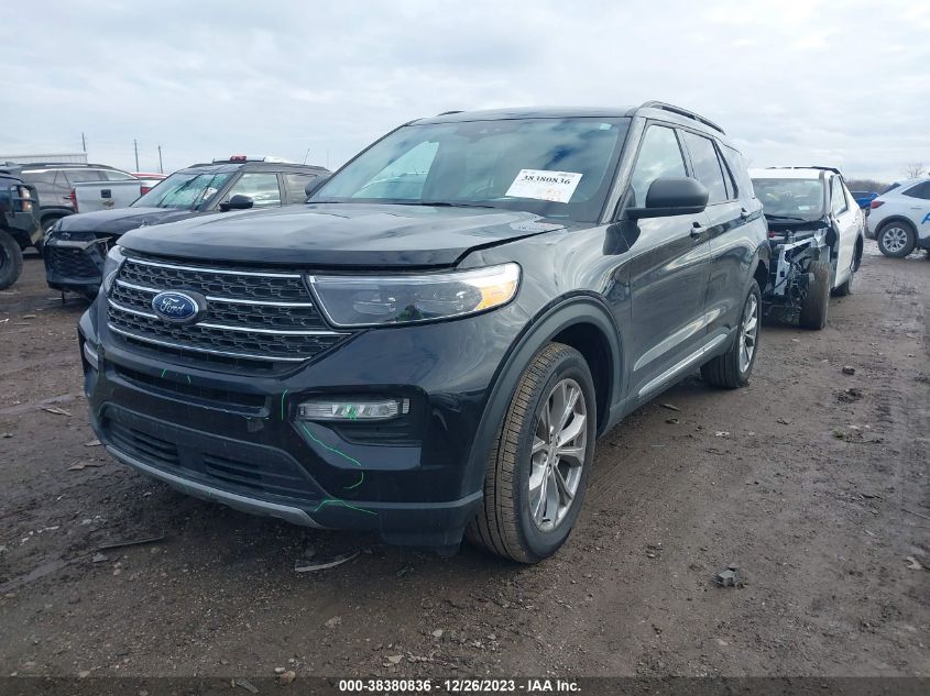 2022 Ford Explorer Xlt VIN: 1FMSK8DHXNGA45796 Lot: 38380836