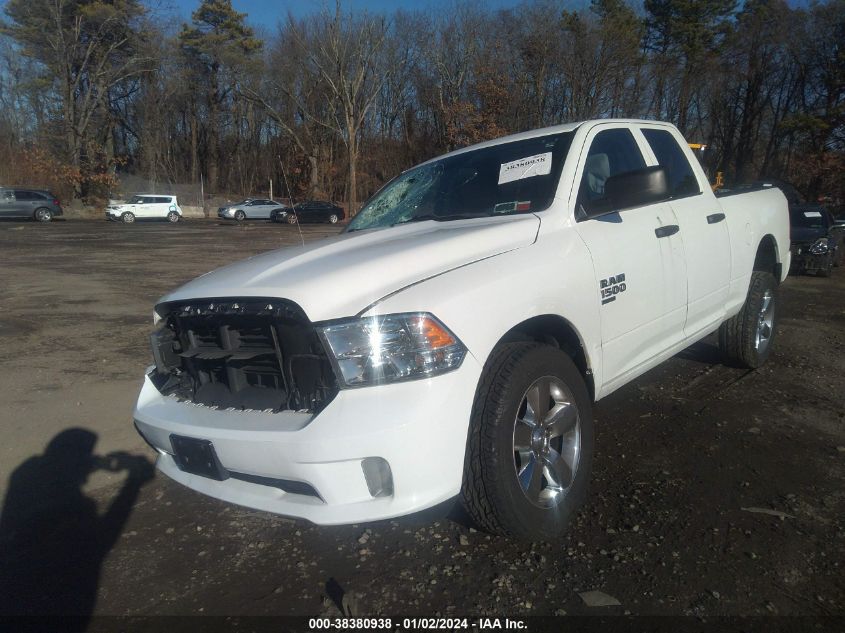 2019 Ram 1500 Classic Express Quad Cab 4X4 6'4 Box VIN: 1C6RR7FG7KS568867 Lot: 38380938