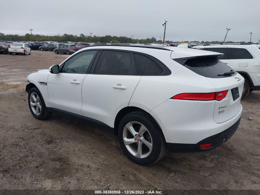 2018 Jaguar F-Pace 25T Premium VIN: SADCJ2FX2JA329017 Lot: 38380958