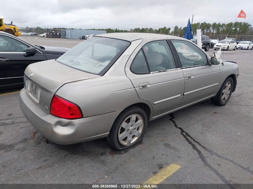 2004 Nissan Sentra 1.8S VIN: 3N1CB51D54L863796 Lot: 38380965