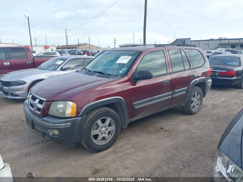 2005 Isuzu Ascender S VIN: 4NUDS13S552703236 Lot: 38381030