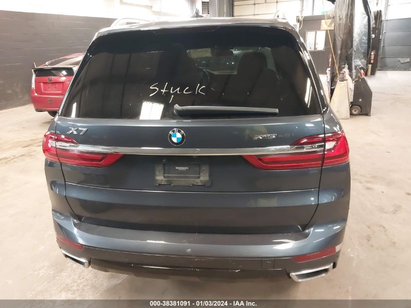 2021 BMW X7 xDrive40I VIN: 5UXCW2C04M9D89375 Lot: 38381091