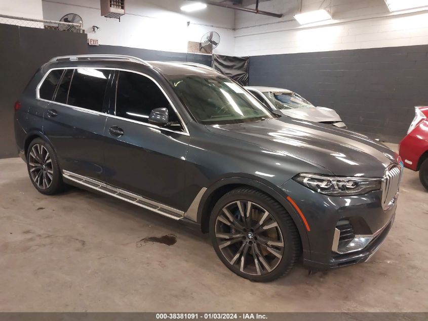 2021 BMW X7 xDrive40I VIN: 5UXCW2C04M9D89375 Lot: 38381091