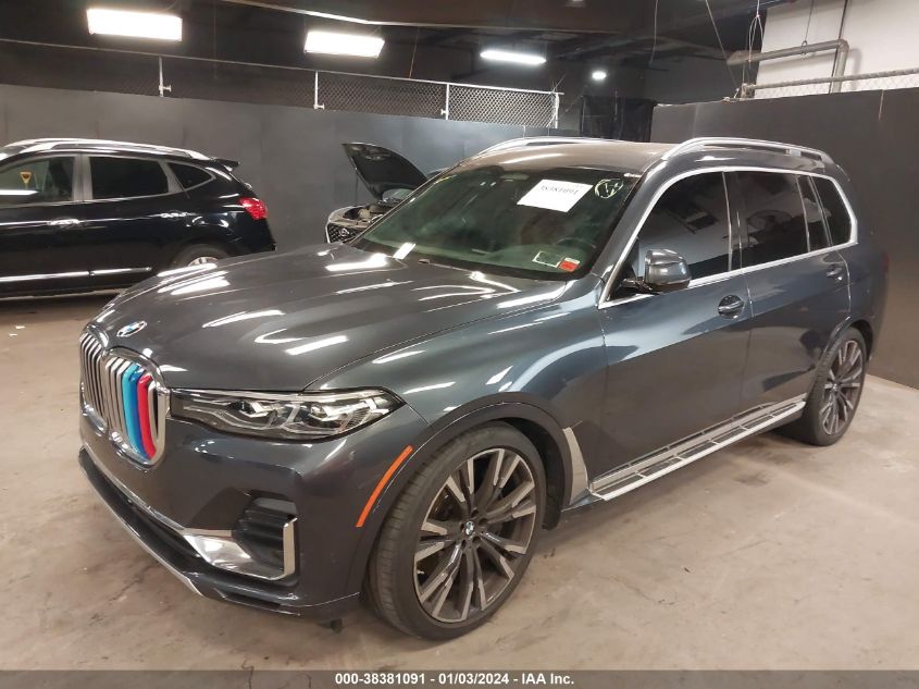 2021 BMW X7 xDrive40I VIN: 5UXCW2C04M9D89375 Lot: 38381091