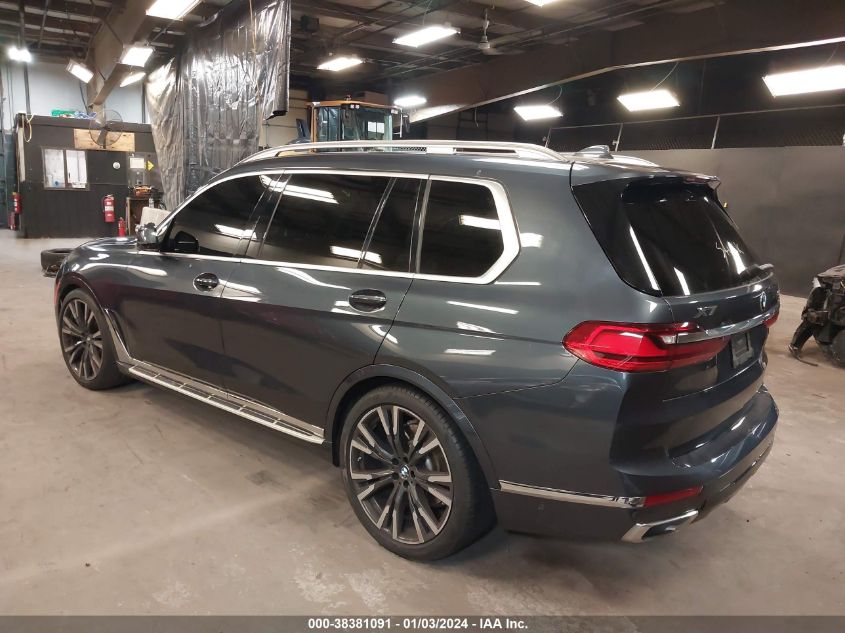 2021 BMW X7 xDrive40I VIN: 5UXCW2C04M9D89375 Lot: 38381091