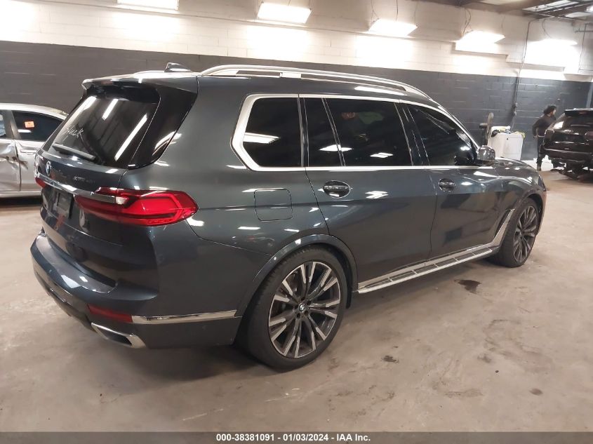 2021 BMW X7 xDrive40I VIN: 5UXCW2C04M9D89375 Lot: 38381091