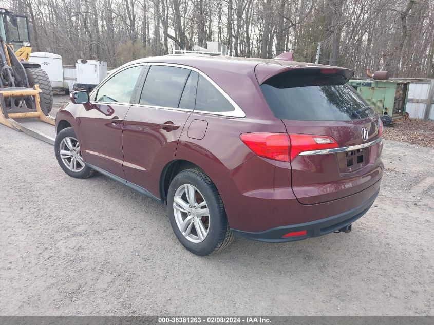 2015 Acura Rdx VIN: 5J8TB4H5XFL002507 Lot: 38381263