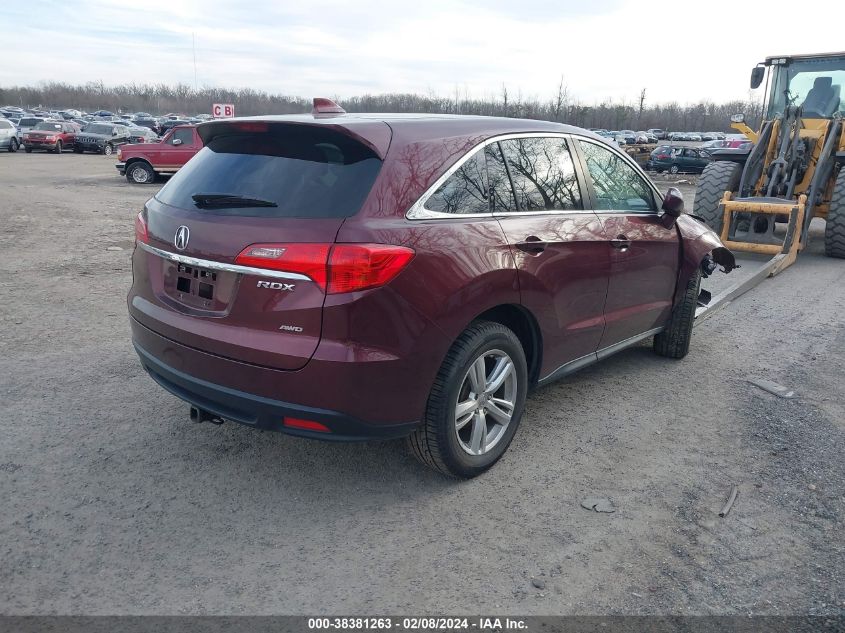 2015 Acura Rdx VIN: 5J8TB4H5XFL002507 Lot: 38381263