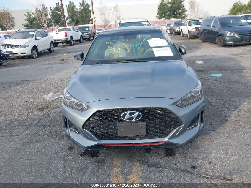 2020 Hyundai Veloster VIN: KMHTH6AB8LU024225 Lot: 38381638