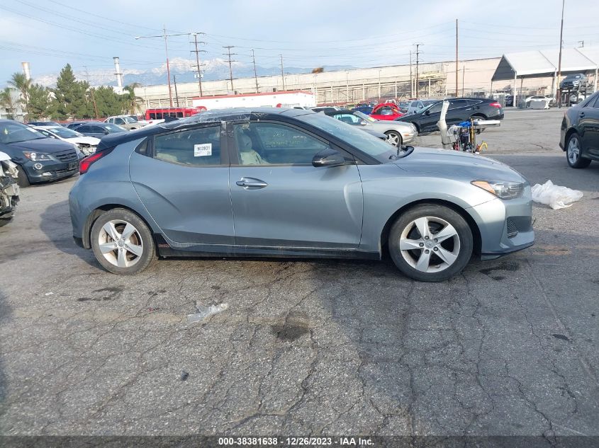 2020 Hyundai Veloster VIN: KMHTH6AB8LU024225 Lot: 38381638