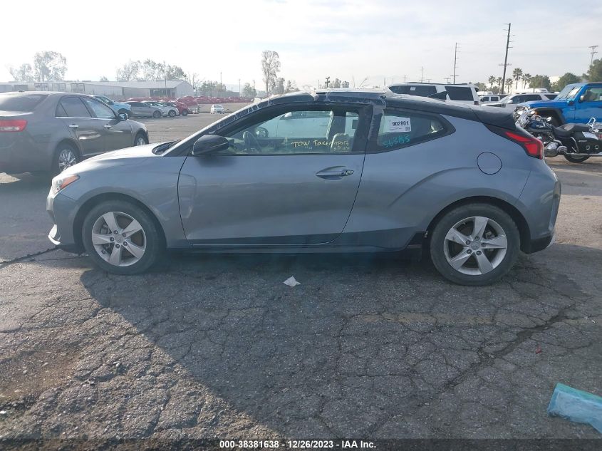 2020 Hyundai Veloster VIN: KMHTH6AB8LU024225 Lot: 38381638