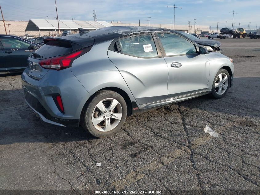 2020 Hyundai Veloster VIN: KMHTH6AB8LU024225 Lot: 38381638