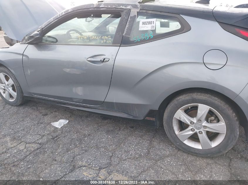 2020 Hyundai Veloster VIN: KMHTH6AB8LU024225 Lot: 38381638