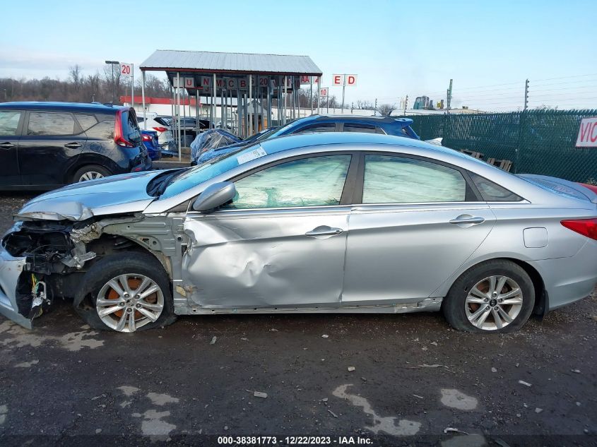 2013 Hyundai Sonata Gls VIN: 5NPEB4ACXDH593424 Lot: 38381773