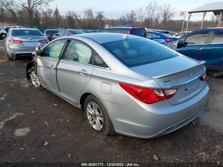 2013 Hyundai Sonata Gls VIN: 5NPEB4ACXDH593424 Lot: 38381773