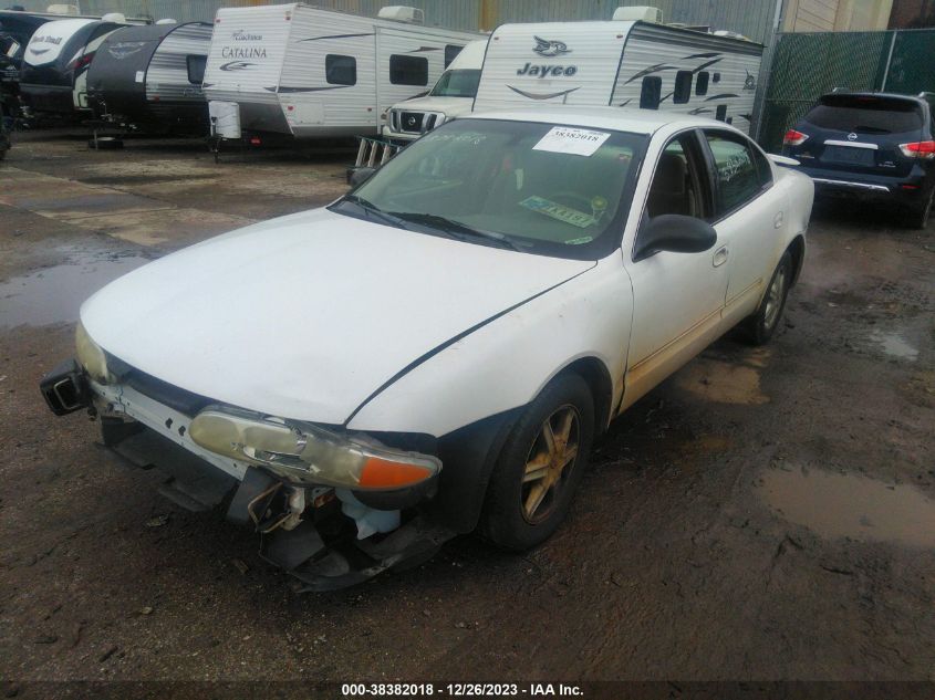 2002 Oldsmobile Alero Gl1 VIN: 1G3NL52E22C260758 Lot: 38382018