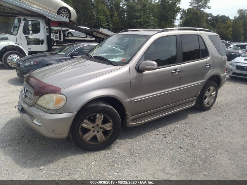 2005 Mercedes-Benz Ml 350 4Matic VIN: 4JGAB57E35A568950 Lot: 38382019