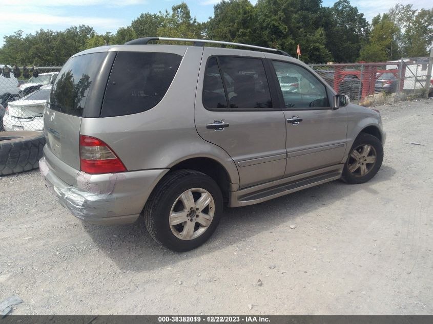 2005 Mercedes-Benz Ml 350 4Matic VIN: 4JGAB57E35A568950 Lot: 38382019