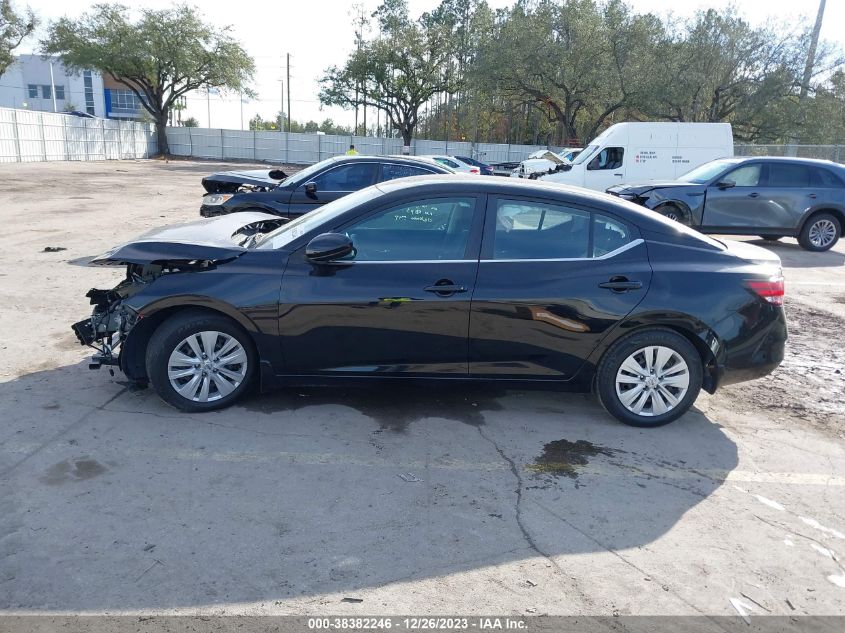 2020 Nissan Sentra S Xtronic Cvt VIN: 3N1AB8BVXLY234634 Lot: 38382246