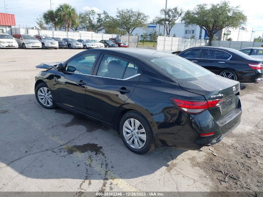 2020 Nissan Sentra S Xtronic Cvt VIN: 3N1AB8BVXLY234634 Lot: 38382246