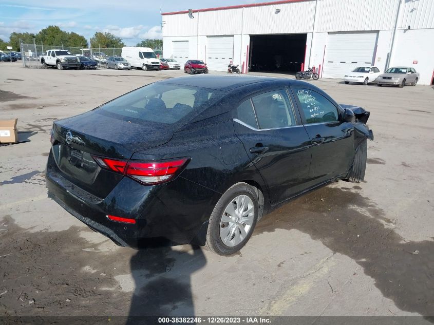 2020 Nissan Sentra S Xtronic Cvt VIN: 3N1AB8BVXLY234634 Lot: 38382246