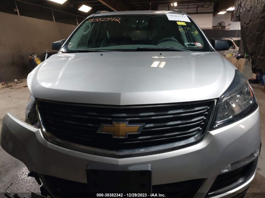 2017 Chevrolet Traverse Ls VIN: 1GNKVFED9HJ344478 Lot: 38382342