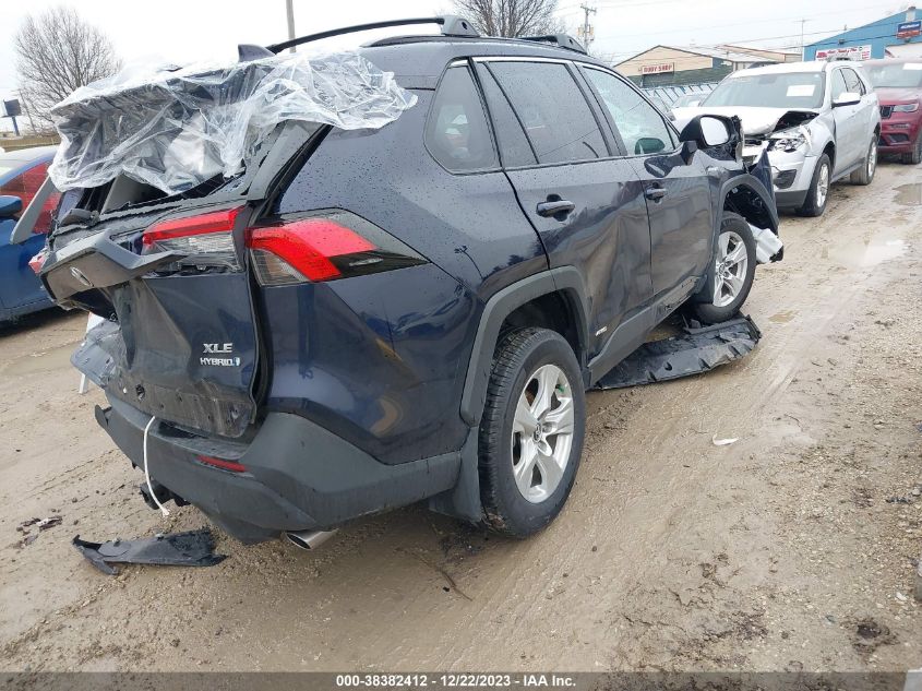 2020 Toyota Rav4 Xle Hybrid VIN: 4T3RWRFV0LU009438 Lot: 38382412