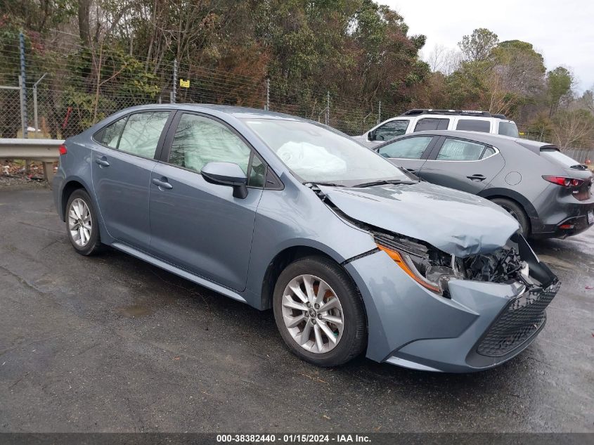 2021 Toyota Corolla Le VIN: JTDVPMAE5MJ128186 Lot: 38382440