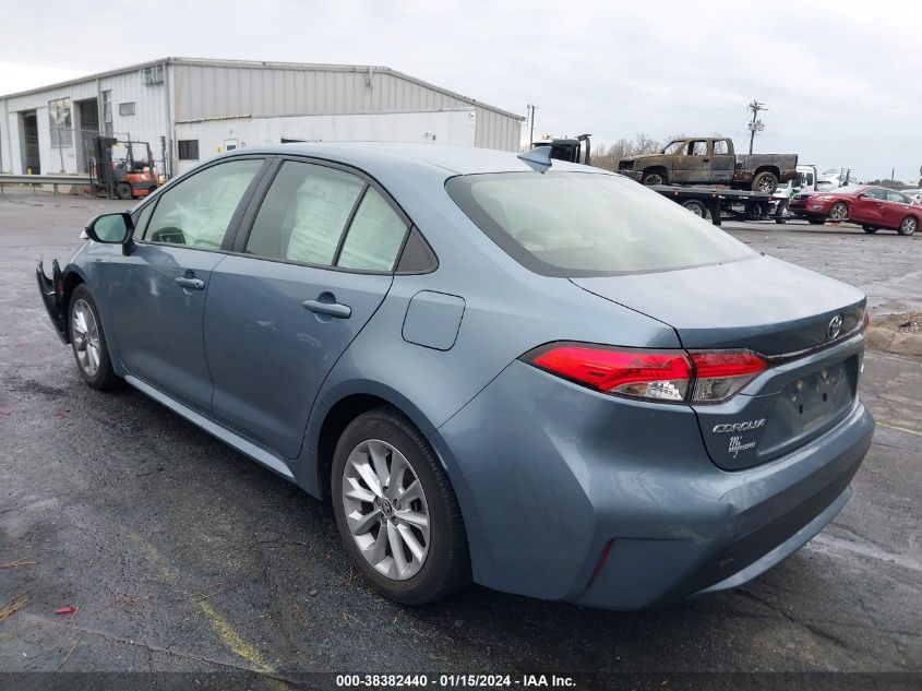 2021 Toyota Corolla Le VIN: JTDVPMAE5MJ128186 Lot: 38382440