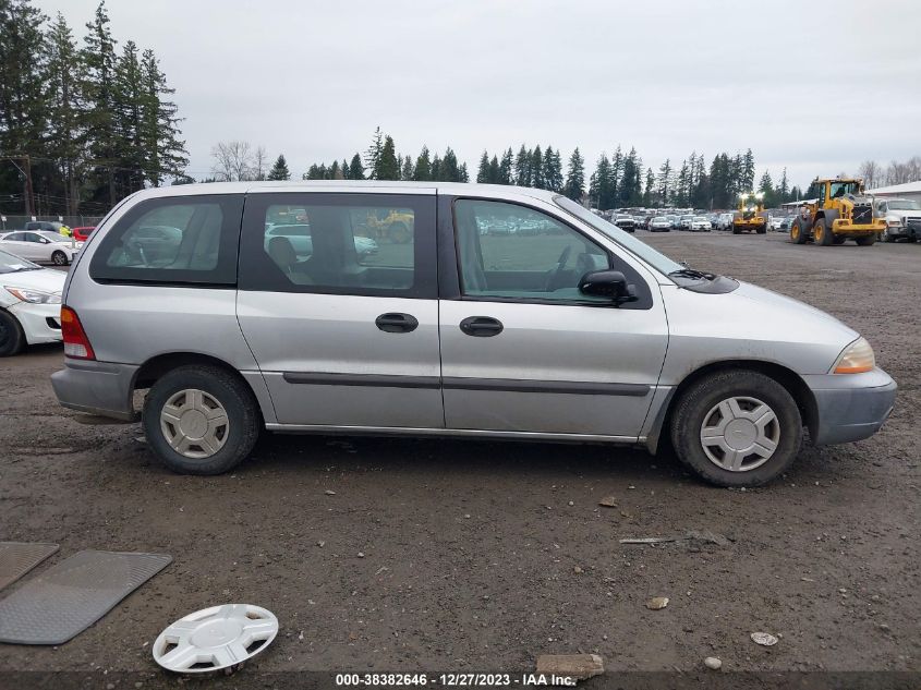 2001 Ford Windstar Lx VIN: 2FMDA50491BB49601 Lot: 38382646