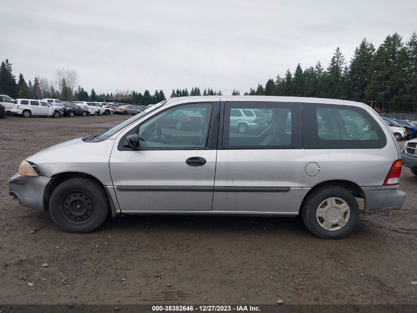 2001 Ford Windstar Lx VIN: 2FMDA50491BB49601 Lot: 38382646