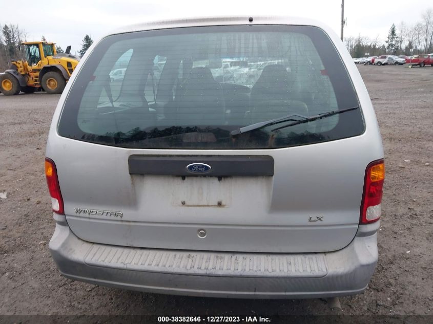 2001 Ford Windstar Lx VIN: 2FMDA50491BB49601 Lot: 38382646