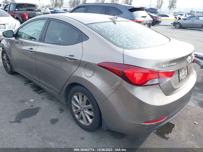 2014 Hyundai Elantra Se VIN: 5NPDH4AE9EH539822 Lot: 38382774