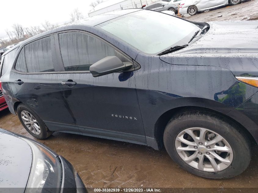 2020 Chevrolet Equinox Fwd Ls VIN: 3GNAXHEV7LS698534 Lot: 38382939