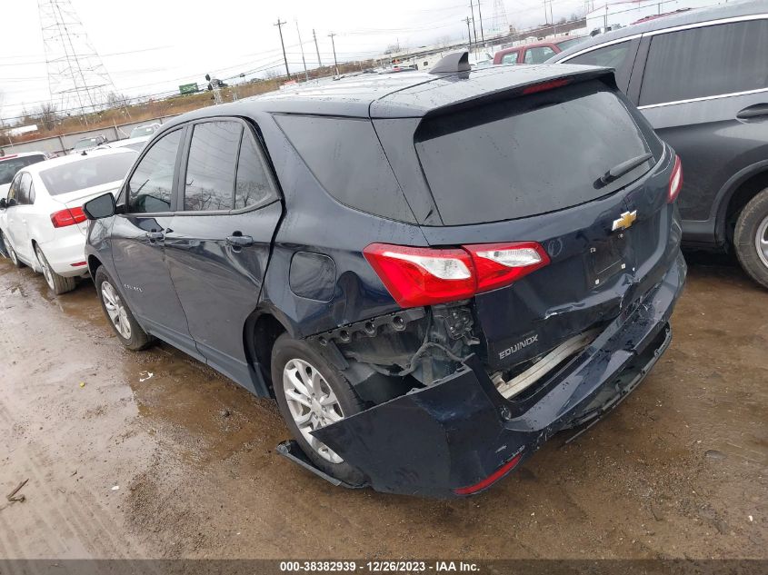 2020 Chevrolet Equinox Fwd Ls VIN: 3GNAXHEV7LS698534 Lot: 38382939