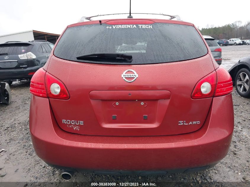 2008 Nissan Rogue Sl VIN: JN8AS58VX8W119120 Lot: 38383008