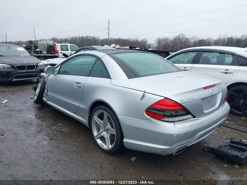 2011 Mercedes-Benz Sl 550 VIN: WDBSK7BA5BF166238 Lot: 38383083