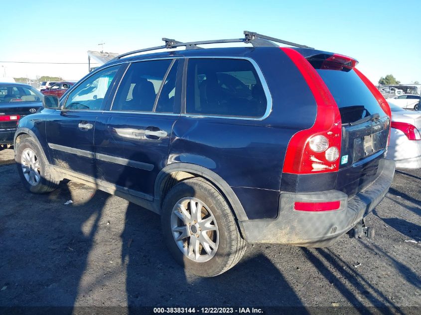 2004 Volvo Xc90 2.5T Awd VIN: YV1CZ59H541111193 Lot: 38383144